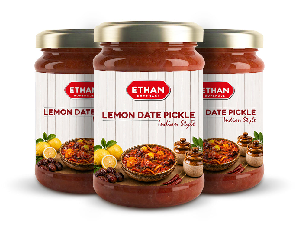 Lemon Date Pickle – Pack of Three